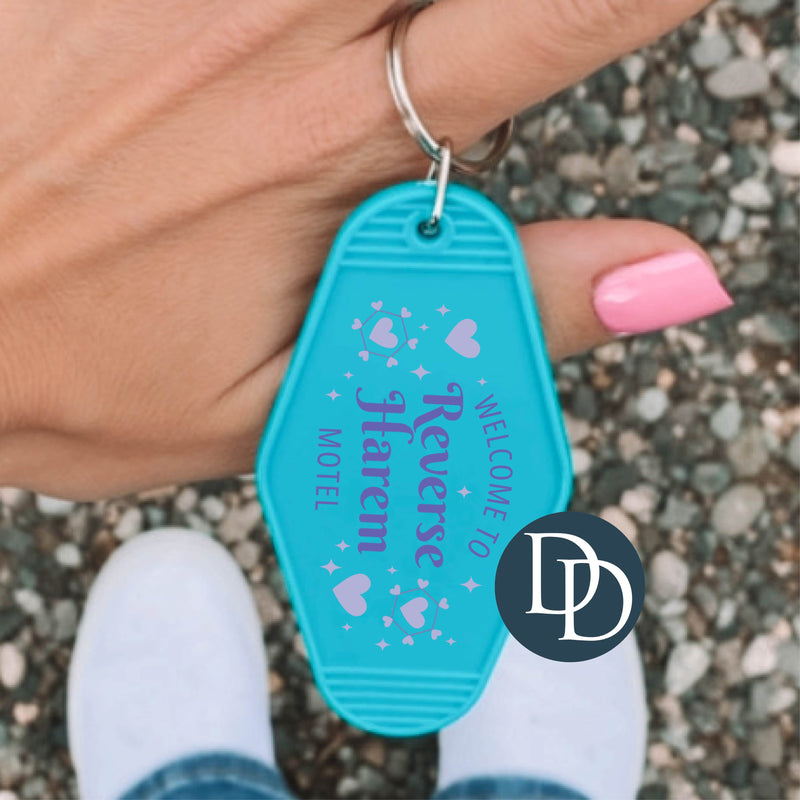 Reverse Harem Motel *Motel Keychain UV DTF Decal*