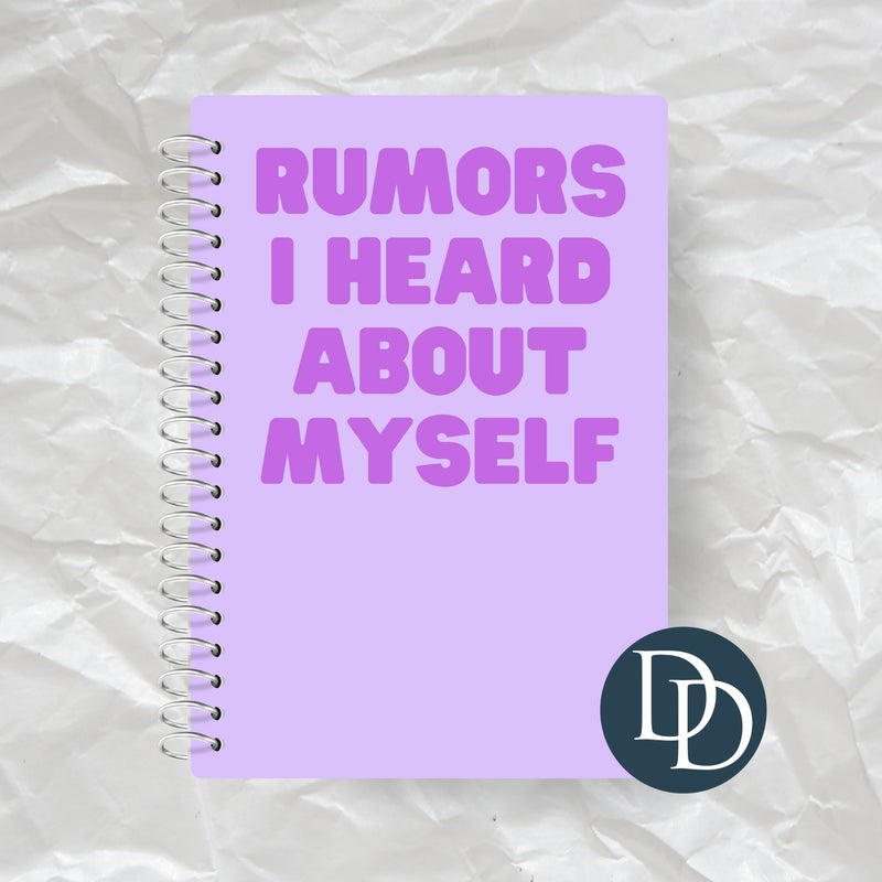 Rumors I Heard About Myself *Journal UV DTF Decal*