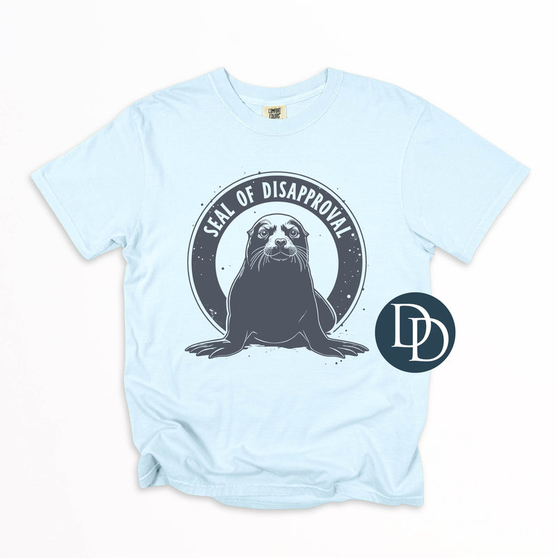 Seal Of Disapproval (Cool Gray Ink) *Screen Print Transfer*
