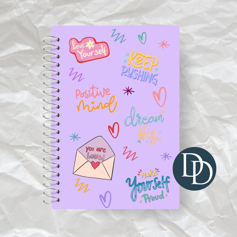 Self Love Doodles *Journal UV DTF Decal*