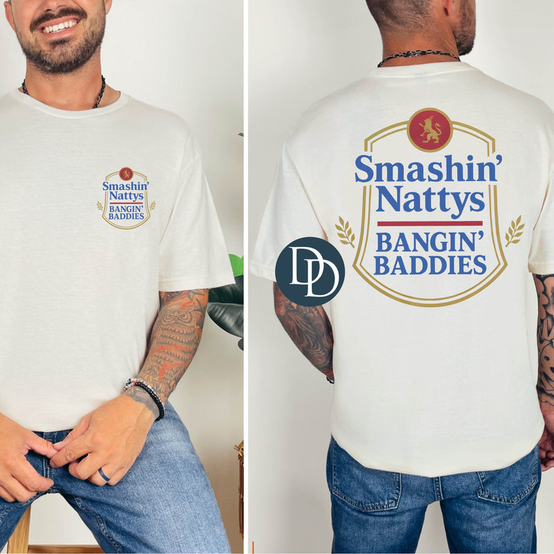 OVERSIZED Smashin Nattys with Pocket Print *DTF Transfer*