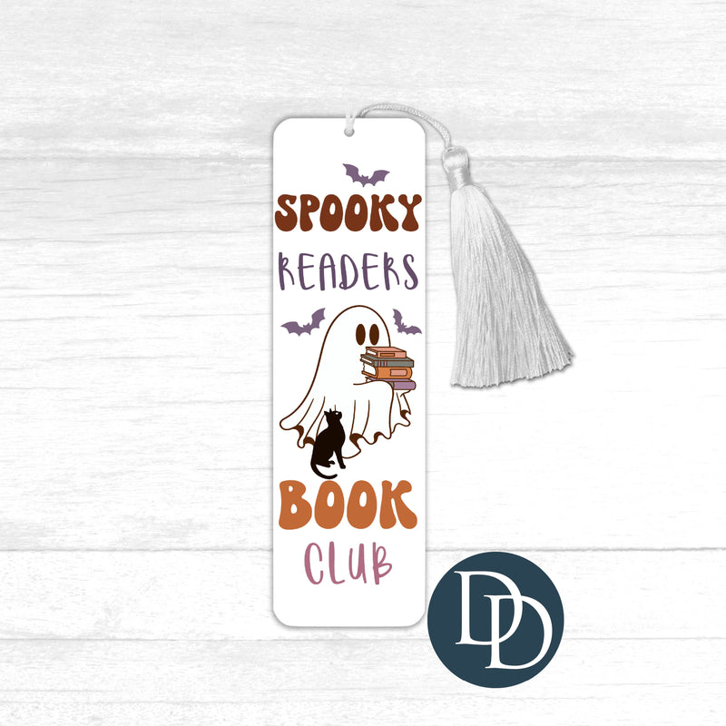 Spooky Readers Book Club Ghost *UV DTF Bookmark Decal*