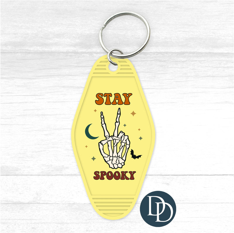 Stay Spooky Motel Keychain UV DTF Decal