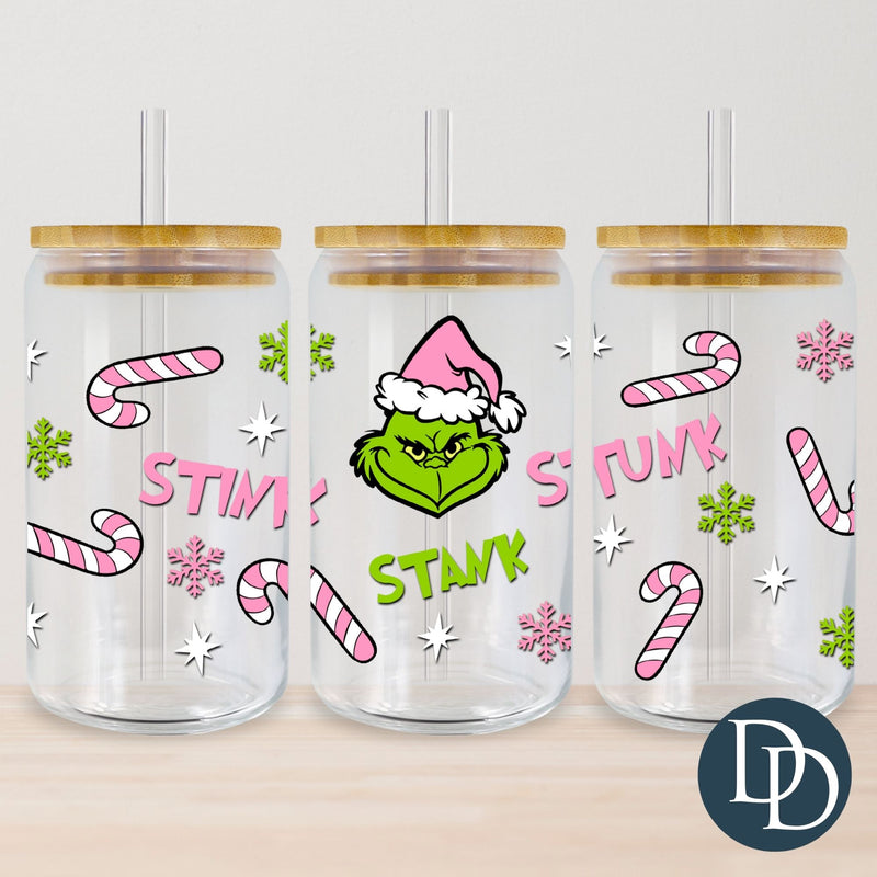 Stink Stank Stunk Pink *UV DTF Cup Wrap*