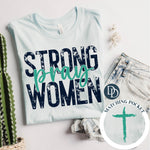 Strong Women Pray With Pocket Accent *DTF Transfer*