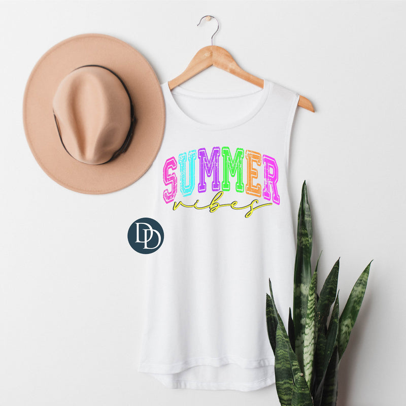 Neon Summer Vibes *Sublimation Print Transfer*