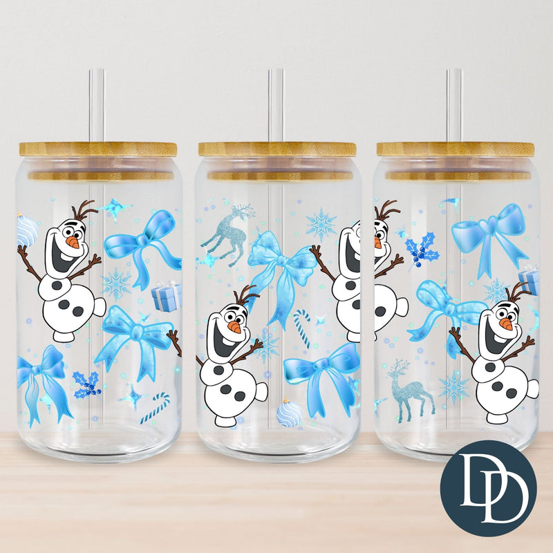 Talking Snowman Winter Coquette *UV DTF Cup Wrap*