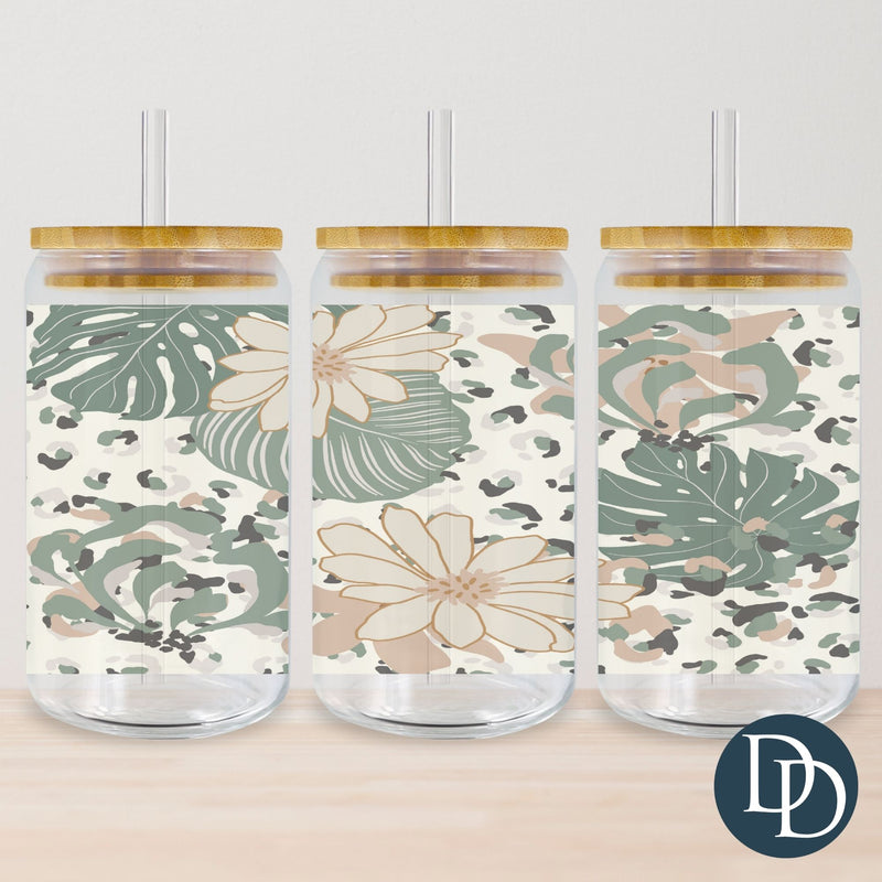 Tropical Boho Tumbler Print *Sublimation Print Transfer*