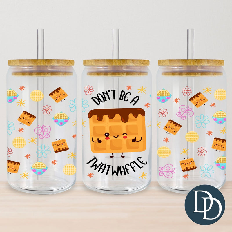 Twatwaffle Waffles and Accents *UV DTF Cup Wrap*