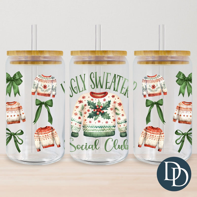 Ugly Sweater Social Club *UV DTF Cup Wrap*
