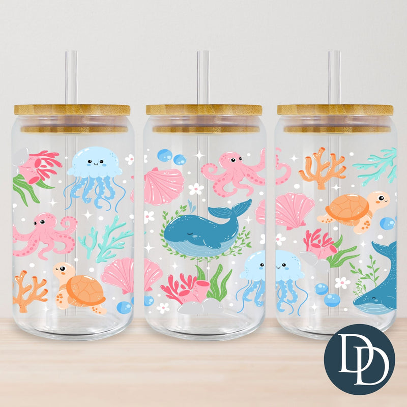 Underwater Ocean Friends *UV DTF Cup Wrap*