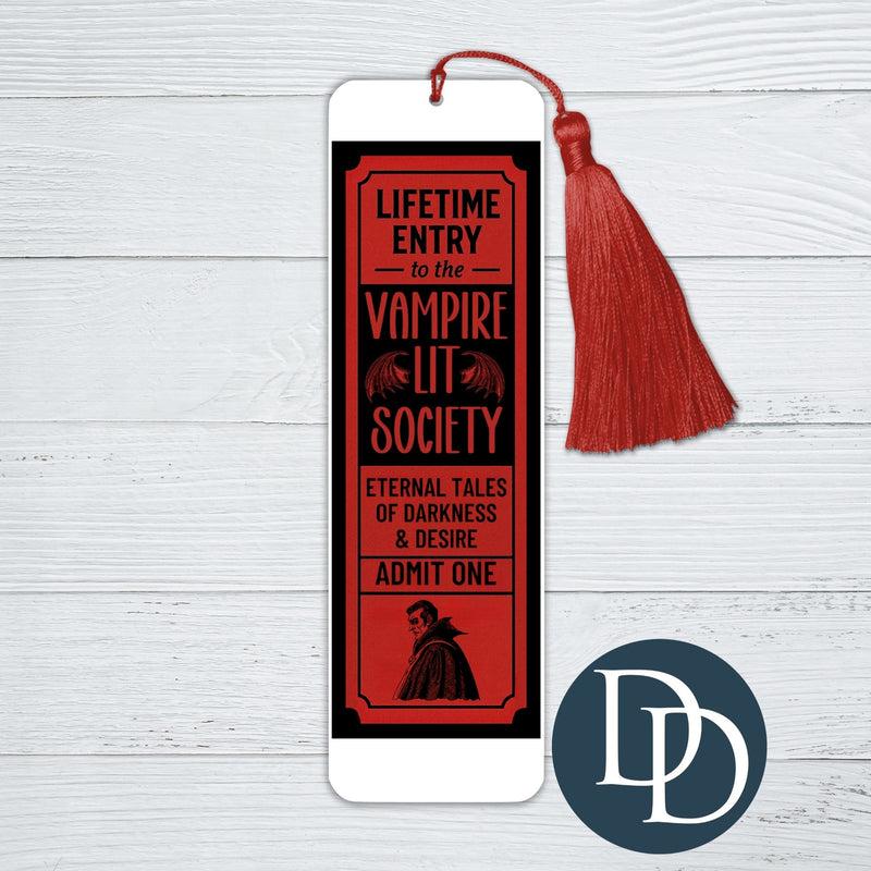 Vampire Lit Society *UV DTF Bookmark Decal*