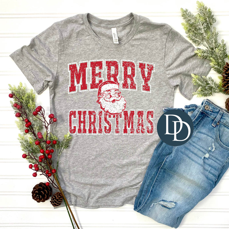Vintage Athletic Merry Christmas *DTF Transfer*