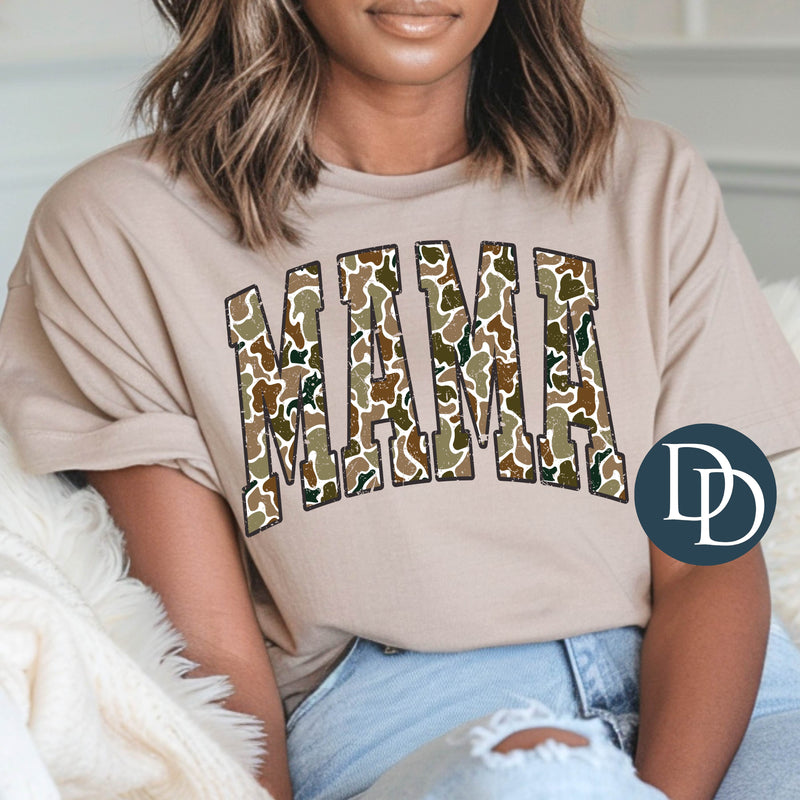 Vintage Camo Mama *DTF Transfer*