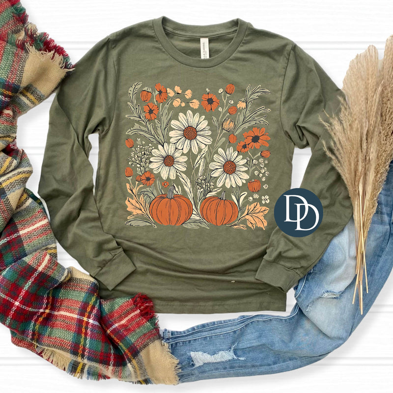 Vintage Fall Florals *DTF Transfer*