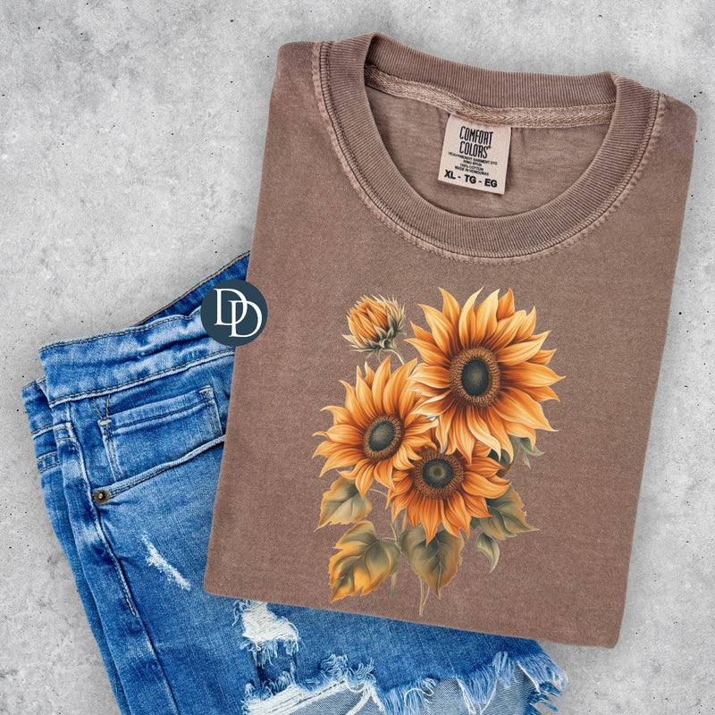 Vintage Sunflowers *DTF Transfer*