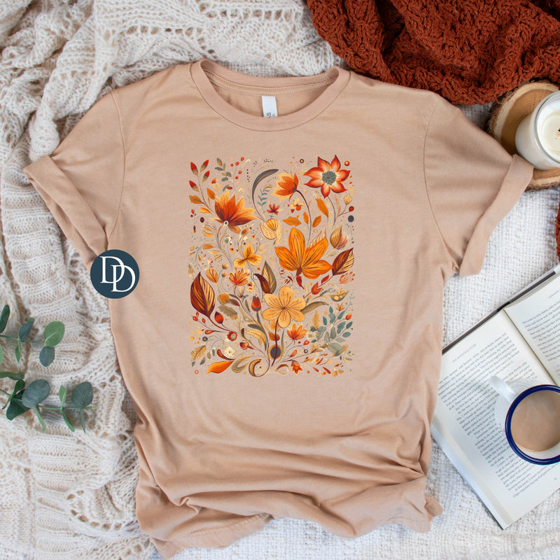 Whimsy Fall Florals *DTF Transfer*