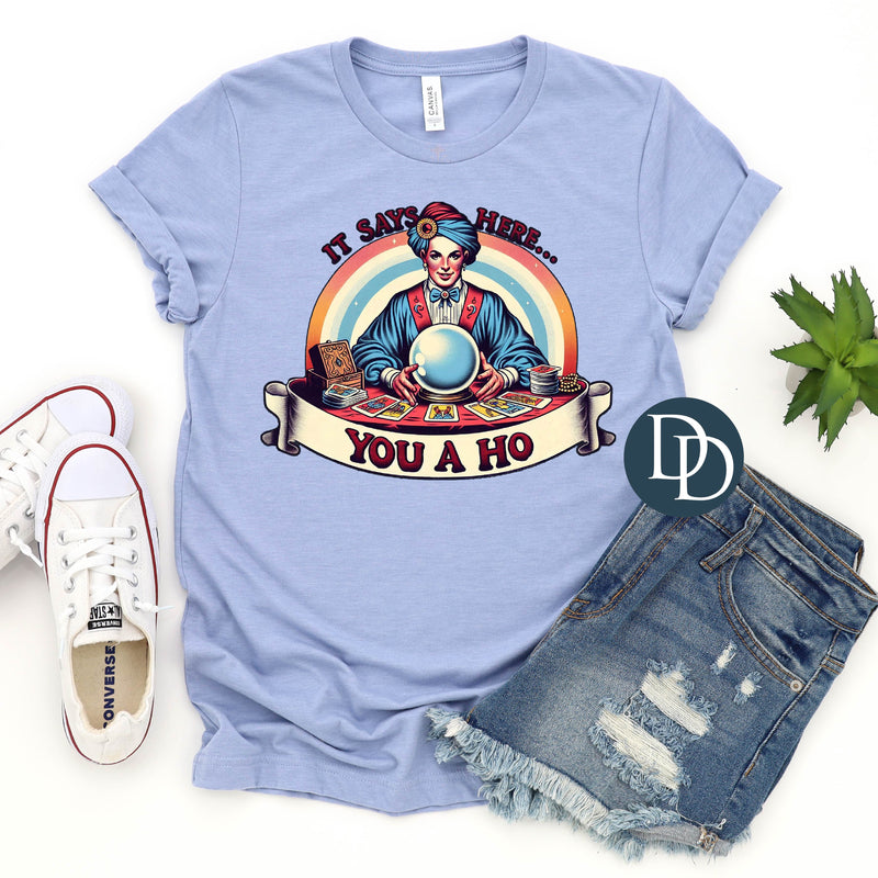 You a Ho Crystal Ball *DTF Transfer*