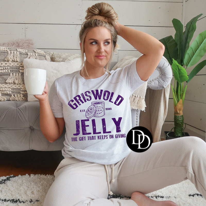 Griswold Jelly (Eggplant Ink) *Screen Print Transfer*