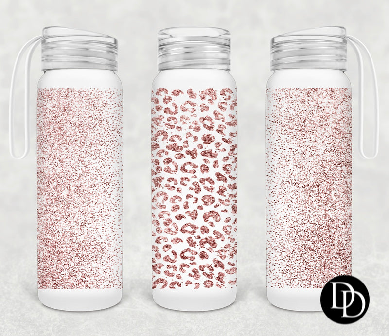 Pink Glitter Leopard Print *Sublimation Print Transfer*