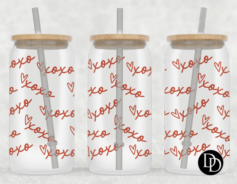 Xoxo red ink  *Sublimation Print Transfer*