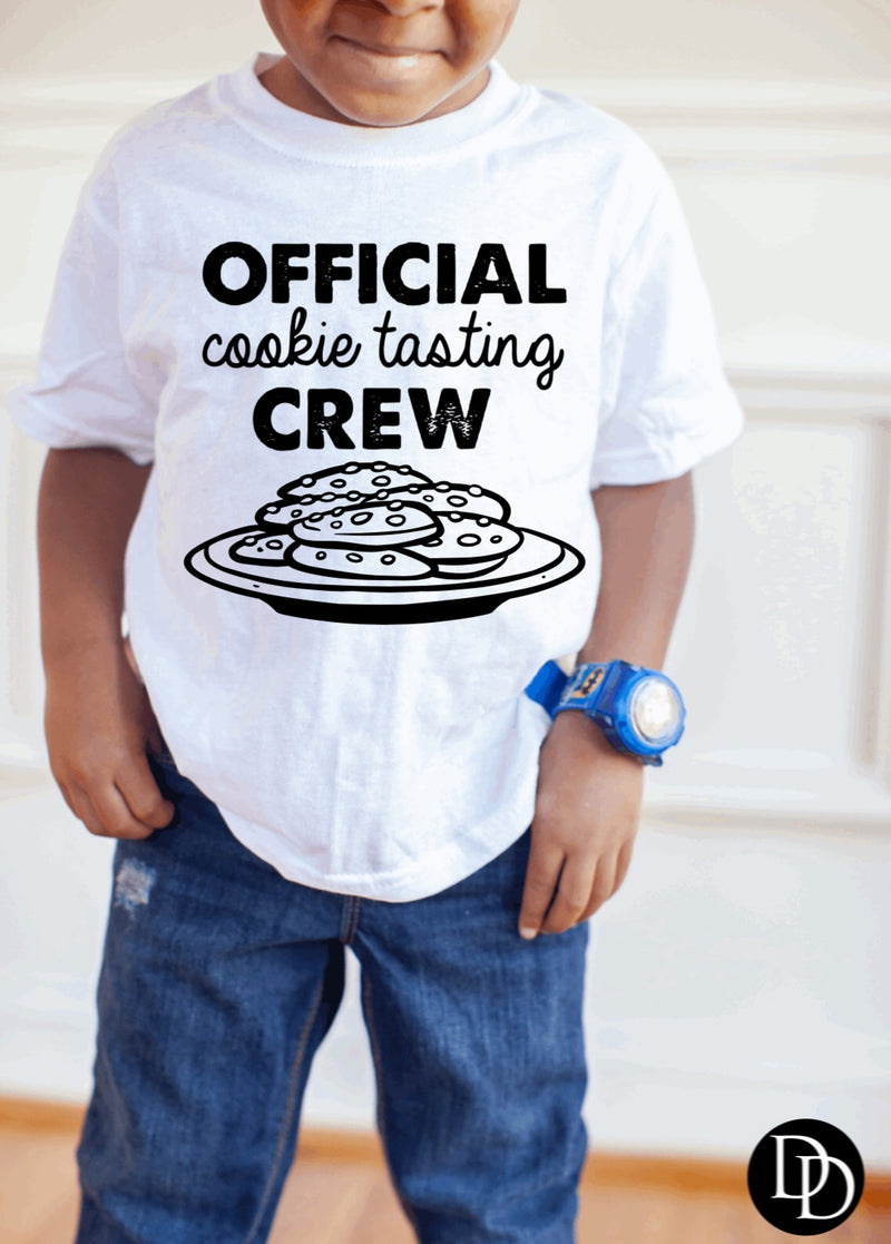 Official Cookie Tasting Crew (Youth)  *Screen Print Transfer*