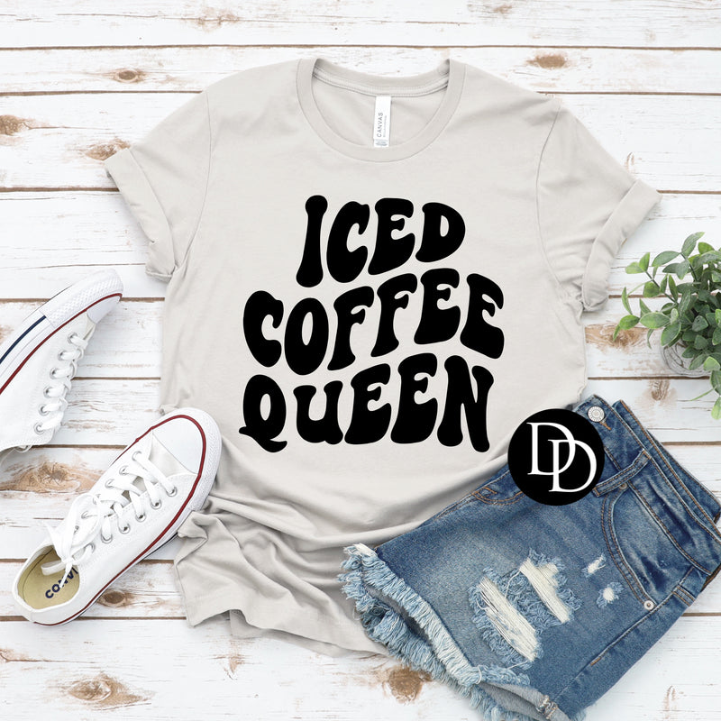 Iced Coffee Queen  *Screen Print Transfer*