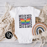 Love Is Love Rainbow Butterfly   *Sublimation Print Transfer*