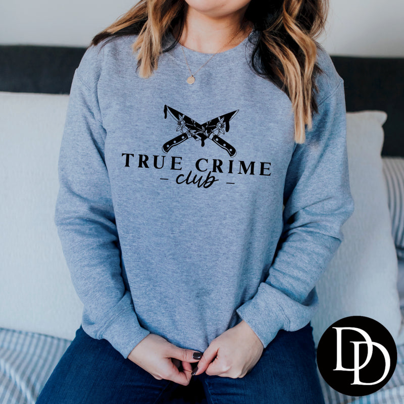 True Crime Club *Screen Print Transfer*